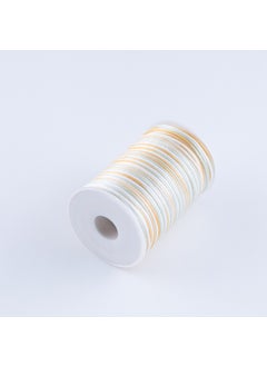Mustard-Water Green Floss Rope (Rat Tail), 2 mm 5 Meters