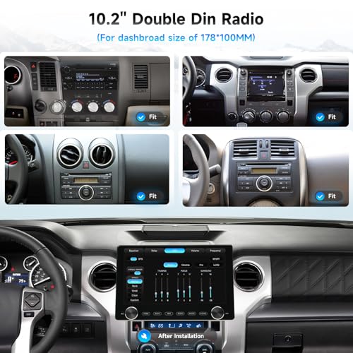 Dasaita 11.6" Double Din Snapdragon 13 Car Stereo Upgrade with Wireless Carplay & Android Auto, 8-Core 6GB+64GB Head Unit GPS Navigation, Plug & Play 18FM/12AM Radio, 5G WiFi & 4G LTE - Image 2