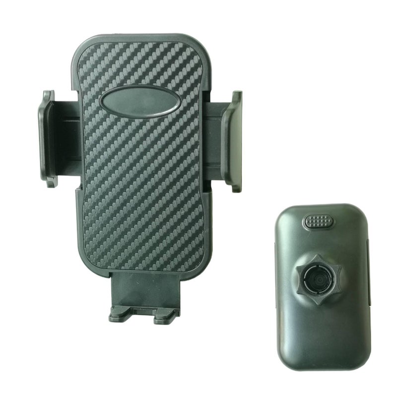 Handlebar Mount Car Phone Holder Stable Navigation Support in Black for Riding and Navigation for Phone and Tablet Fit - Image 1