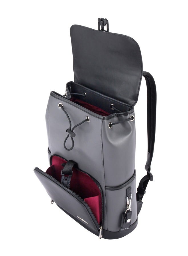 pierre cardin Professional Travel Laptop Backpack, Extensible Business Bag, Water Resistant College Backpack  - Image 3