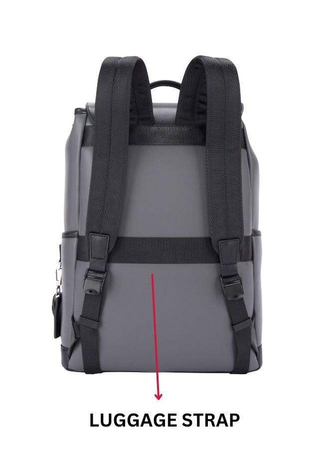 pierre cardin Professional Travel Laptop Backpack, Extensible Business Bag, Water Resistant College Backpack  - Image 4