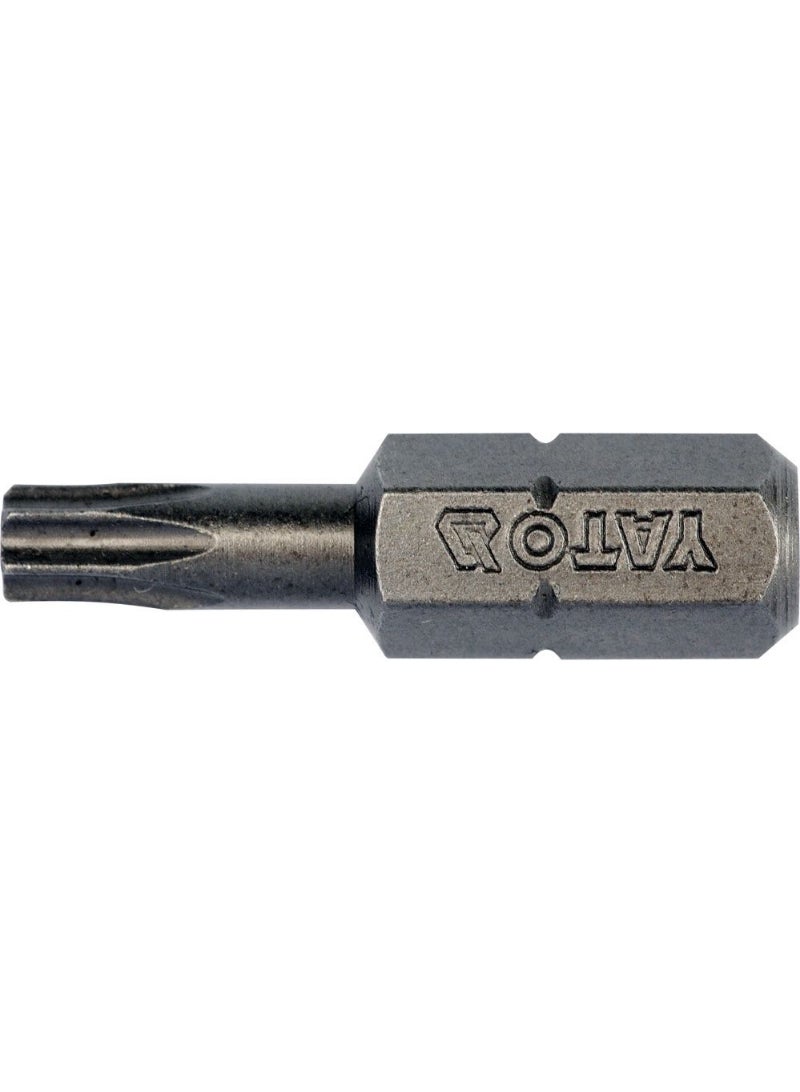YATO Screwdriver Bits 1/4"x25mm Torx T20 10pcs/Box YT-78143
