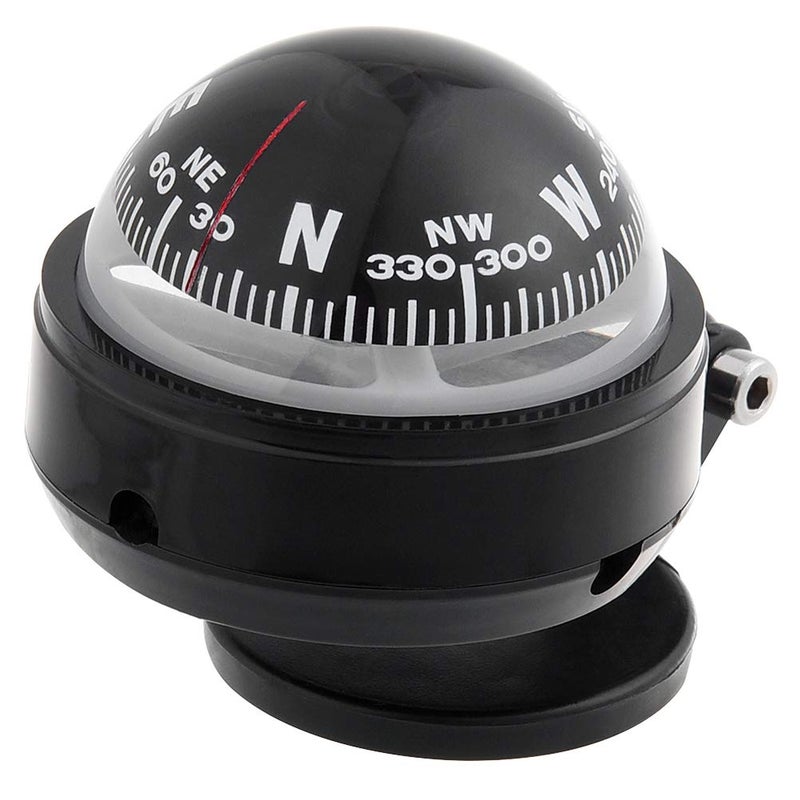 Black Car Dashboard Compass with Direction Guidance Tool for Camping Hiking - Image 5