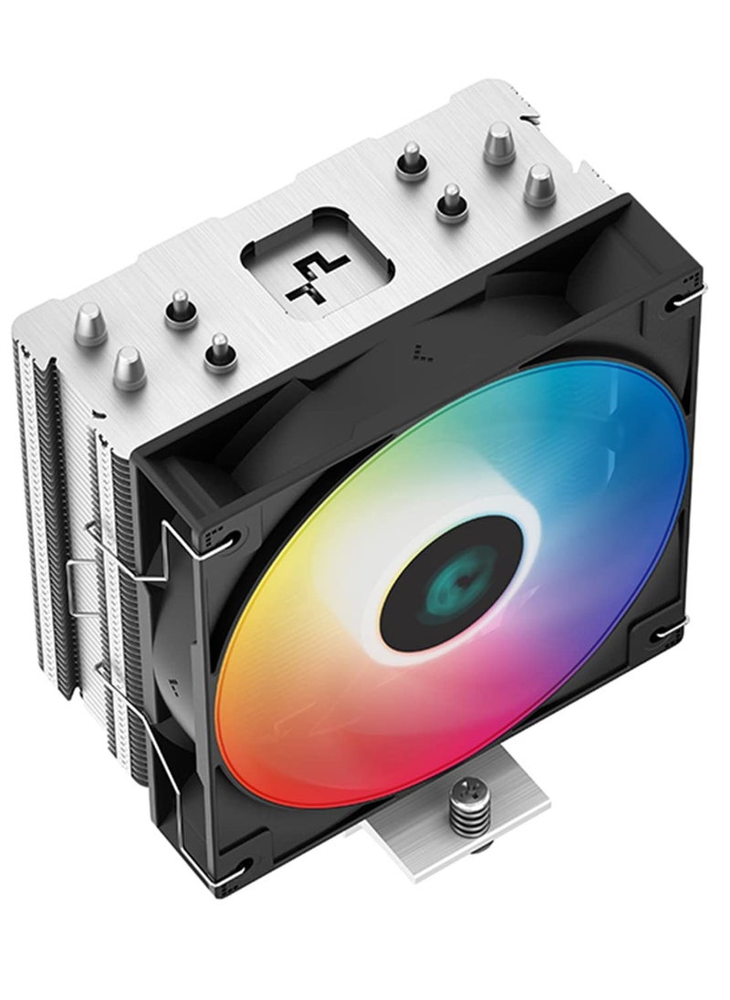 DEEPCOOL - Deepcool AG400 ARGB Single-Tower 120mm CPU Air Cooler/CPU Fan | Support : Intel LGA1700/1200/1151/1150/1155 and AMD AM5/AM4 - R-AG400-BKANMC-G-1 - Image 1