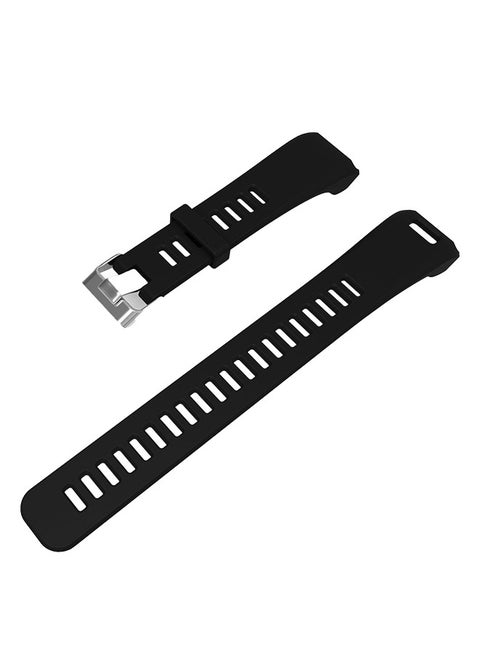 Replacement Silicone Strap For Garmin Vivosmart HR One Size Black