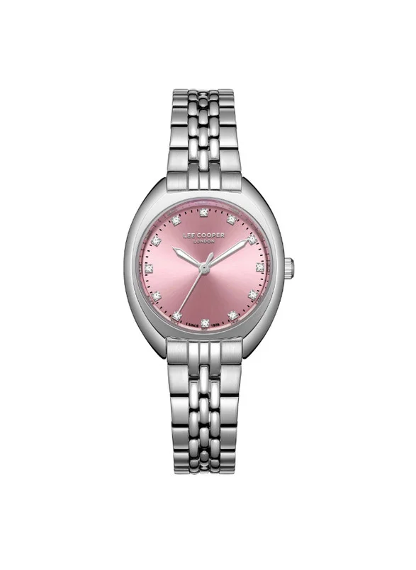 Lee Cooper Lee Cooper LC07989.300 Women's Analog Display Watch & Metal Strap Silver