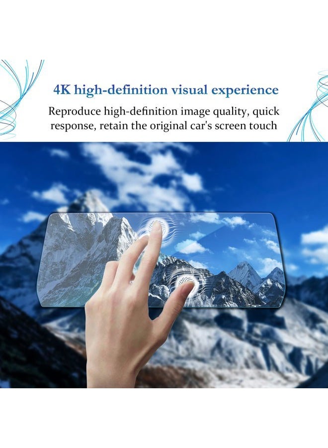 SKTU Screen Protector Foils for 2020 2021 GR Supra 8.8In Navigation Display Tempered Glass Scratch Resistance 9H Hardness HD Clear Toyota LCD GPS Touch Screen Protective Film - Image 3