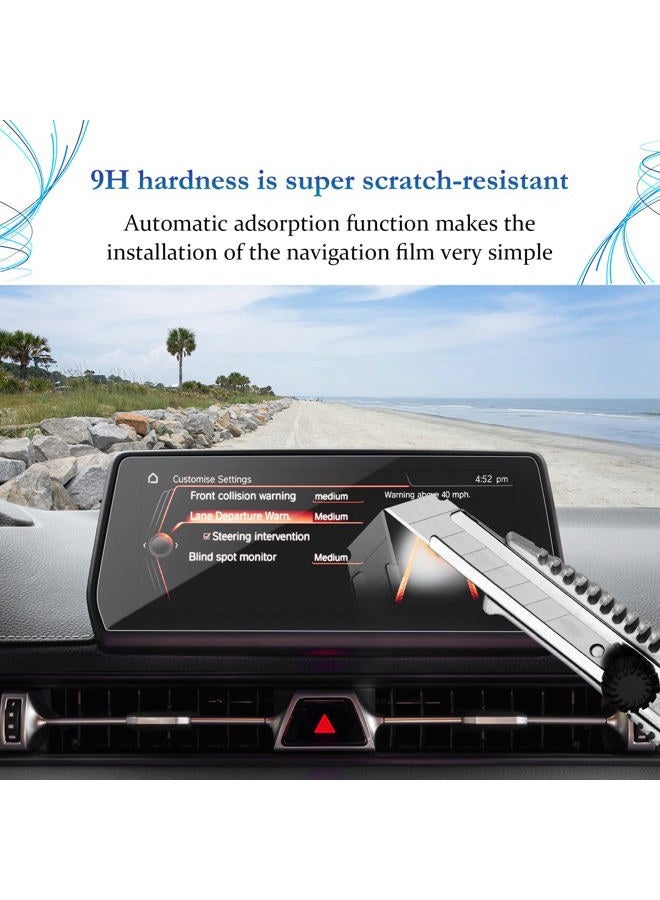 SKTU Screen Protector Foils for 2020 2021 GR Supra 8.8In Navigation Display Tempered Glass Scratch Resistance 9H Hardness HD Clear Toyota LCD GPS Touch Screen Protective Film - Image 2