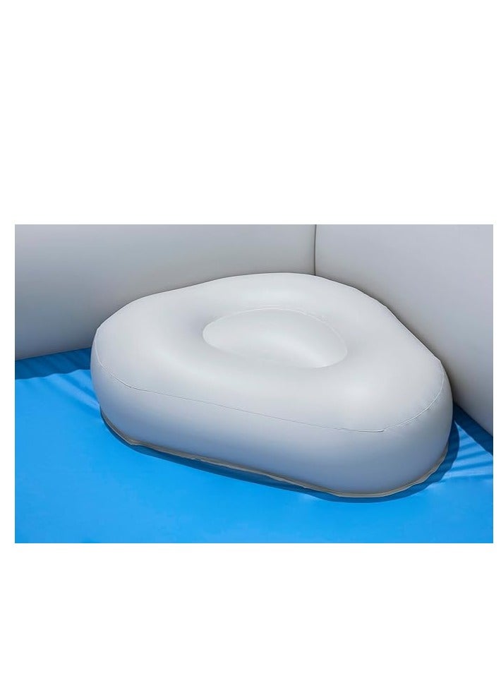 بست واي حمام سباحة عائلي - حمام سباحة كبير قابل للنفخ للعائلات والأصدقاء، متين وواسع للاستمتاع بالأنشطة الخارجية // تصميم واسع: حجم كبير للعائلات والمجموعات، مما يسمح للجميع بالاستمتاع بالوقت الذي يقضونه في حمام السباحة معًا. - Image 4