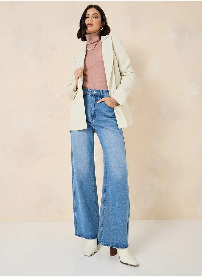 ستايلي Oversized Double Breasted Blazer