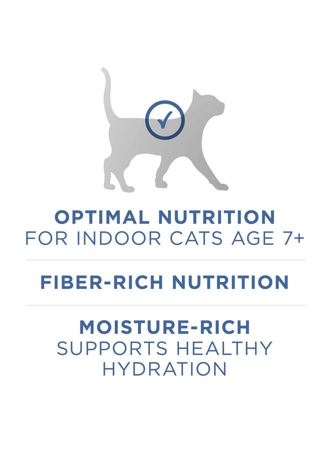 Purina ONE Purina ONE Grain Free, Natural Senior Pate Wet Cat Food, Vibrant Maturity 7+ Chicken & Ocean Whitefish Recipe - (Pack of 12) 3 oz. Pull-Top Cans - Image 5