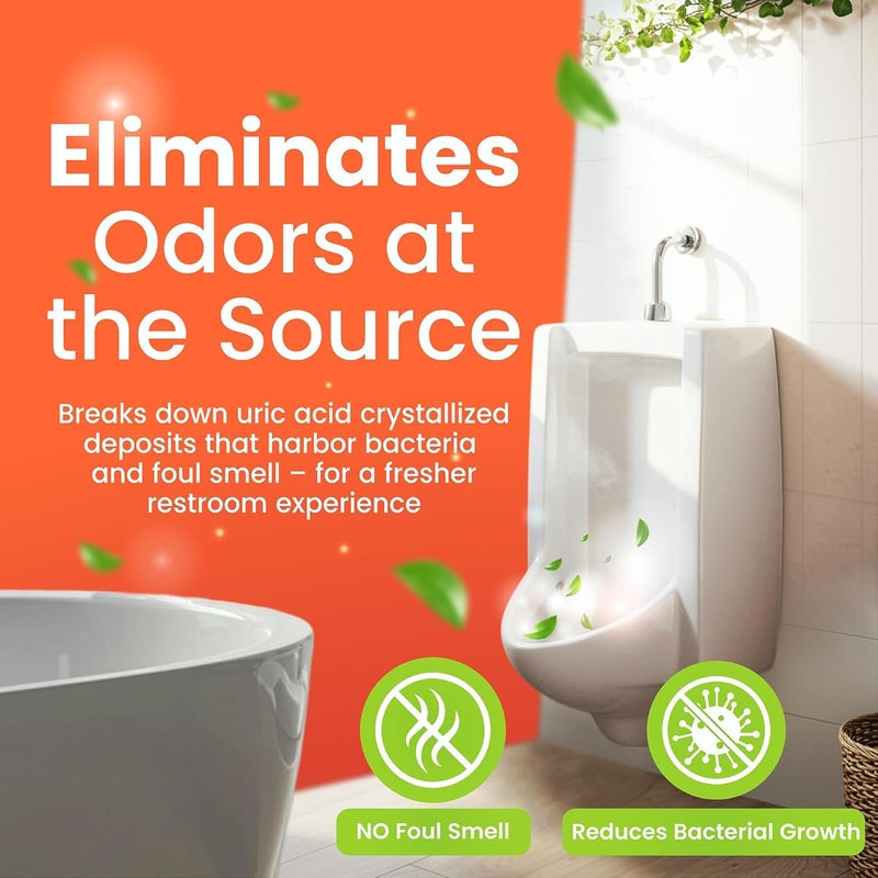 Brodi CRETE Urinal Drain Cleaner, Commercial Grade, Restores Pipes to Original Diameter, Urinal Descaler & Deodorizer, Safe for Pipes, No Harsh Fumes, Urine Salt Remover, 32 Fl Oz (Pack of 1) - Image 3