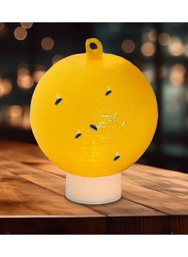 4 Pcs Sticky Fruit Fly Trap Ball Adhesive Fly Catching Ball Sticky Glue Fly Gnat Wasp Hornet Mosquito Bugs Flying Insects Trap Ball Traps (4 Pack) - Image 4