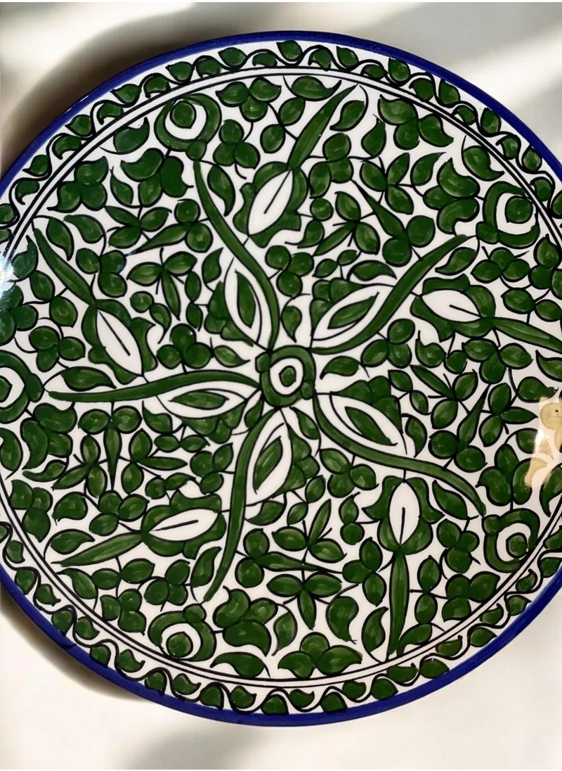 Taddart Flower Ceramic Plate size 24cm