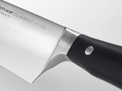 WÃ¼sthof WÜSTHOF Classic IKON 5" Hollow Edge Santoku Knife, Black - Image 4