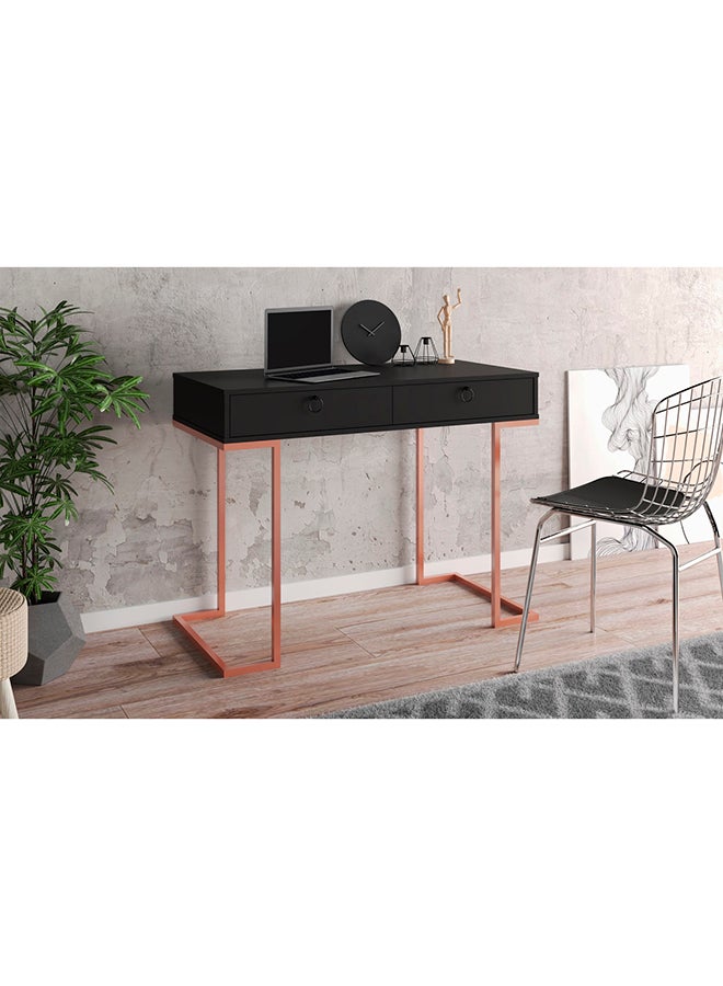 Home Box Home Office Table,Computer Desk Of High Quality And Easy To Install  - Mdp 15Mm Color Black 50 x 107 x 80 cm - Image 1