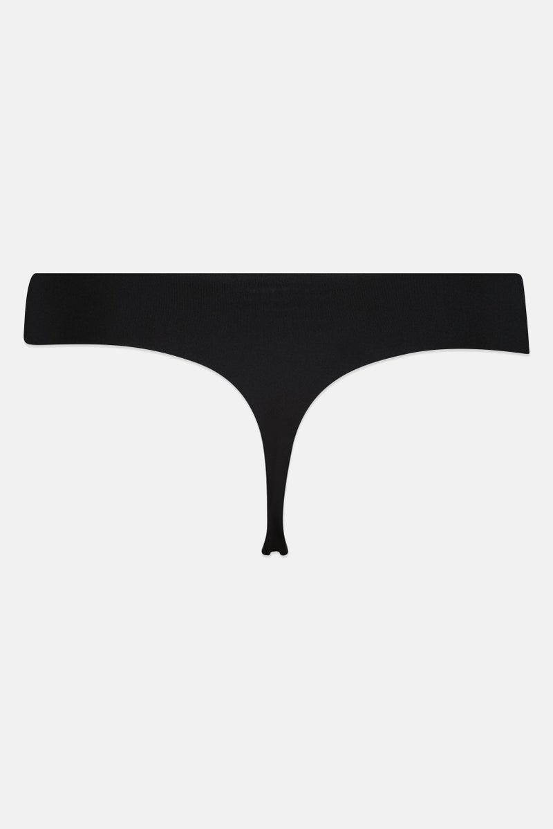 VERO MODA Women 3 Pieces Solid Thong Panty, Multicolor - Image 4