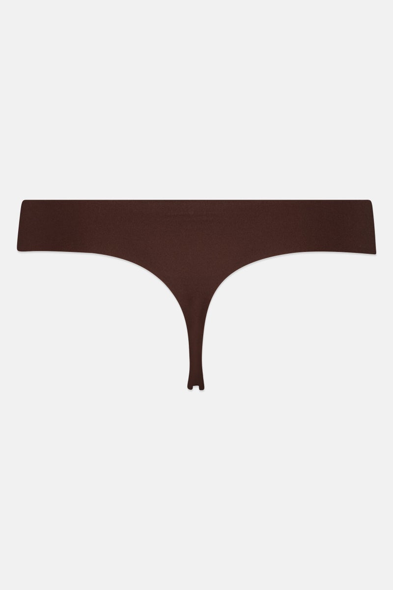VERO MODA Women 3 Pieces Solid Thong Panty, Multicolor - Image 3
