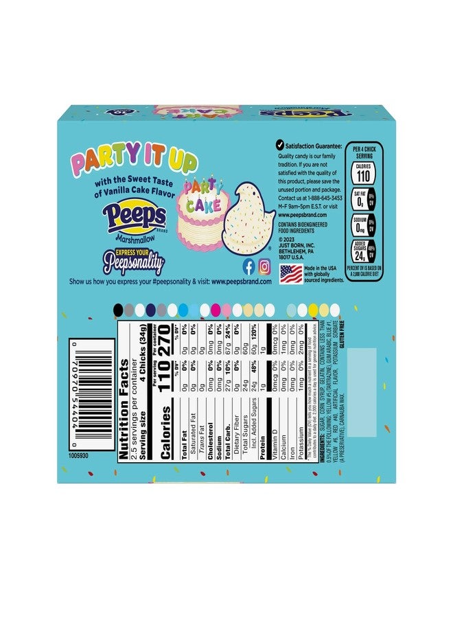 Peeps Party Cake Chicks - Pack of 2-10 Count Boxes - 20 Total Peeps - Start a New Tradition This Easter Season - Great for Easter Baskets - Share with Everyone - Image 3