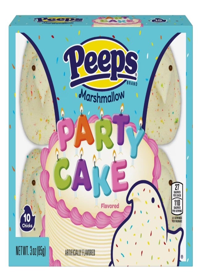 Peeps Party Cake Chicks - Pack of 2-10 Count Boxes - 20 Total Peeps - Start a New Tradition This Easter Season - Great for Easter Baskets - Share with Everyone - Image 2