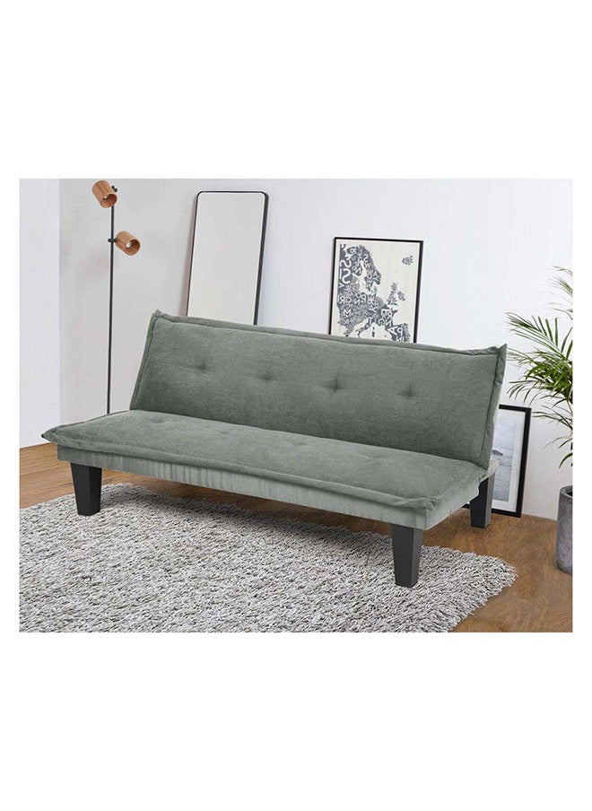 DANUBE HOME Manolo Fabric Sofabed Convertible Sleeping Sofa Bed Living Room Furniture For Home L 165 x W 80 x H 73 cm Grey  - Image 1
