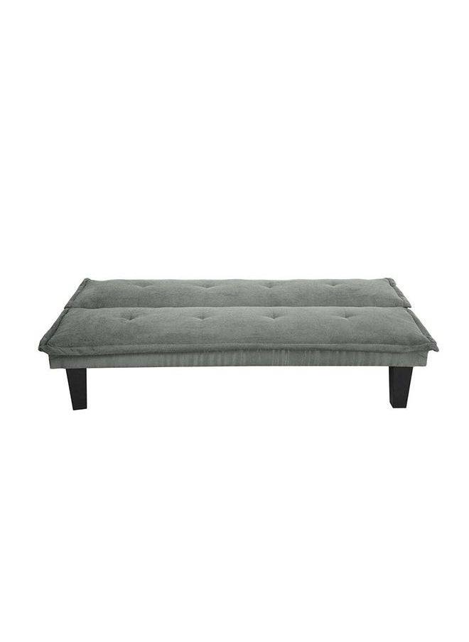 DANUBE HOME Manolo Fabric Sofabed Convertible Sleeping Sofa Bed Living Room Furniture For Home L 165 x W 80 x H 73 cm Grey  - Image 2