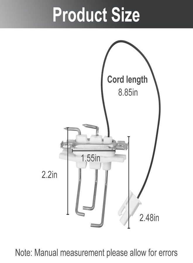 LanKstet 30004684A Flame Rod Assembly with Gasket,Boiler Replacement Parts for Navien Tankless Water Heater CC CH CR NP NR NCB NPE Series - Image 2