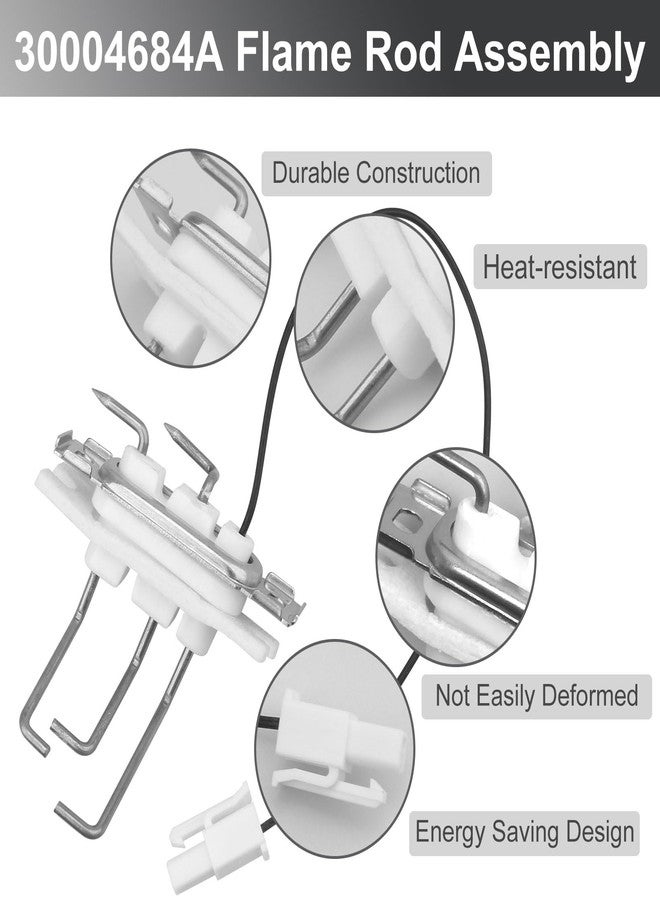 LanKstet 30004684A Flame Rod Assembly with Gasket,Boiler Replacement Parts for Navien Tankless Water Heater CC CH CR NP NR NCB NPE Series - Image 3