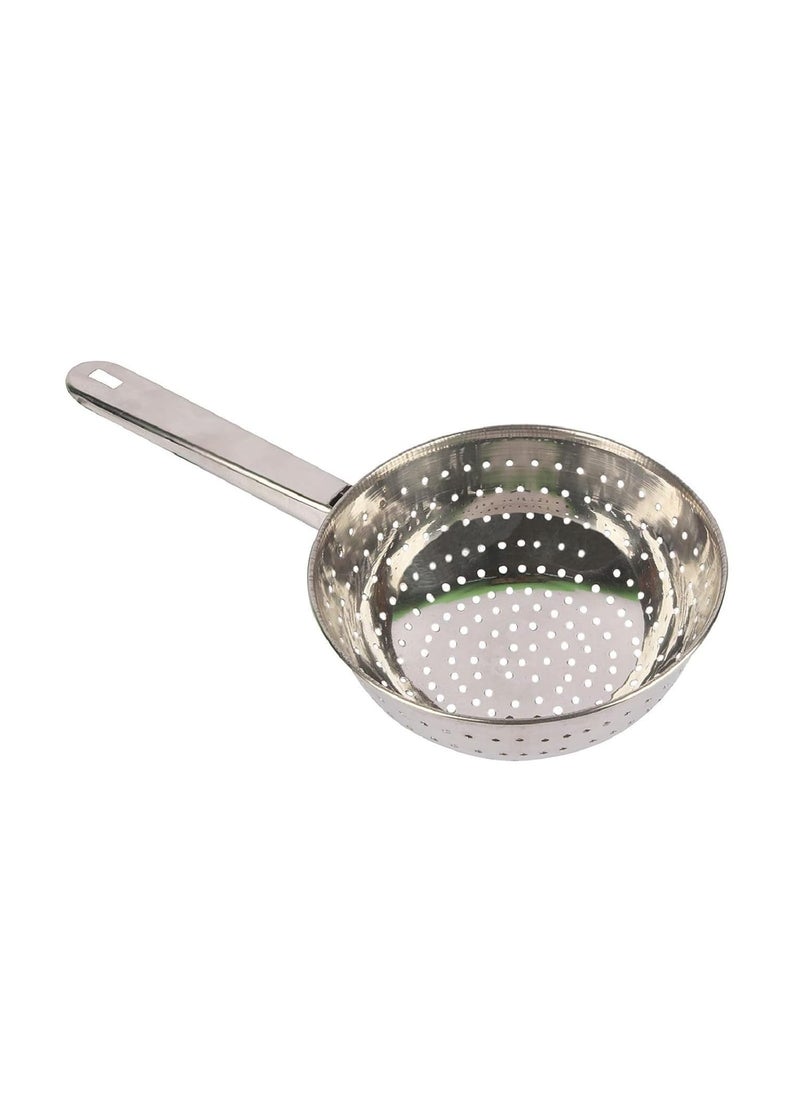 Pass Pass PassPass Large Scoop ColanderSkimmer Slotted SpoonLuxury 304 Stainless Steel Slotted Spoon Skimmer Cooking Spoon Strainer Soups Pasta Comfortable Grip Design Strainer Ladle for Kitchen 125 Inch  - Image 1
