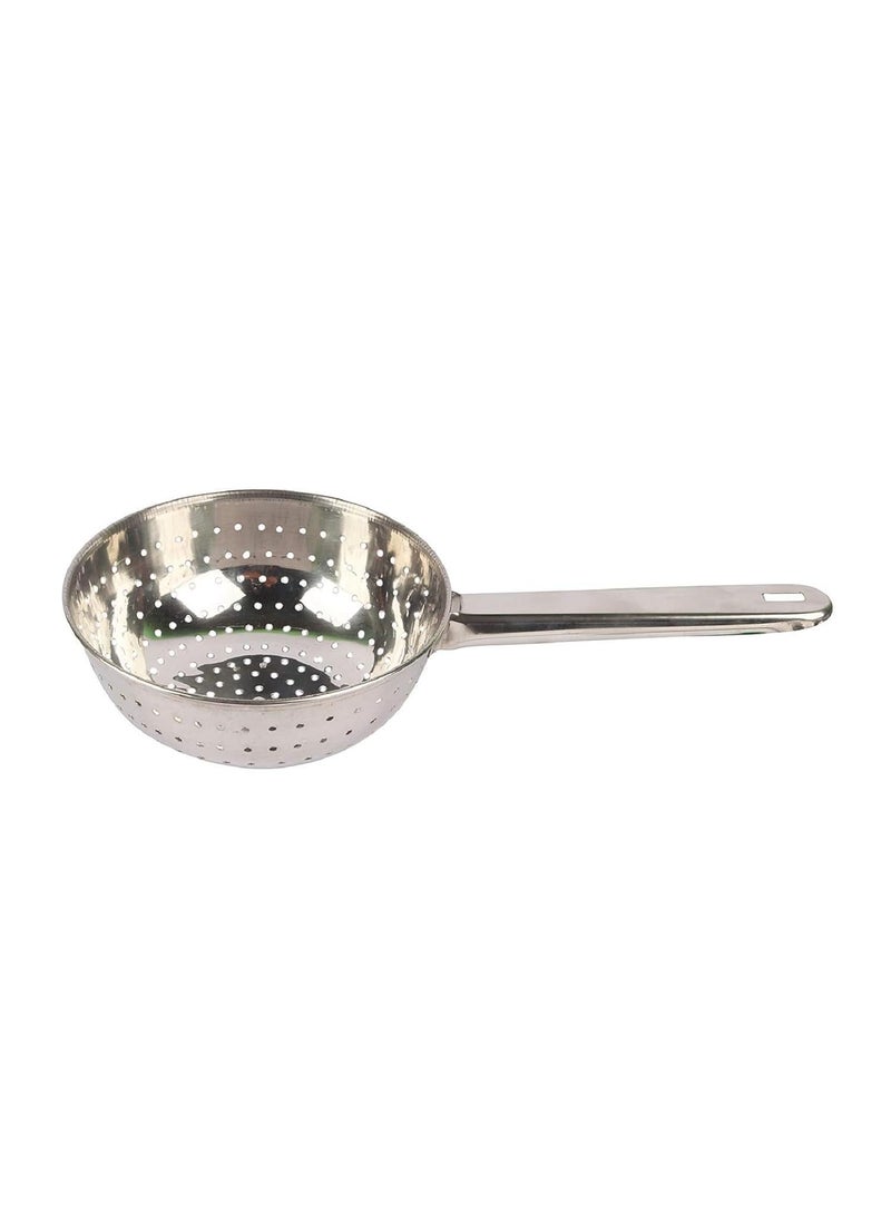 Pass Pass PassPass Large Scoop ColanderSkimmer Slotted SpoonLuxury 304 Stainless Steel Slotted Spoon Skimmer Cooking Spoon Strainer Soups Pasta Comfortable Grip Design Strainer Ladle for Kitchen 125 Inch  - Image 3