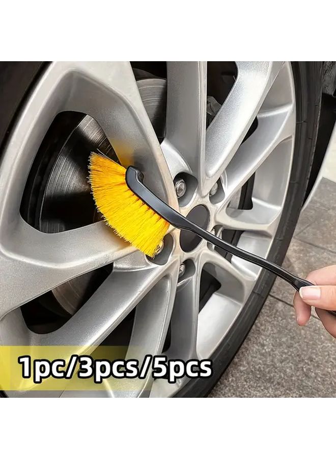1pc Car Wheel Brush Set For Tire Rim Gap And Interior Exterior Cleaning - Image 1