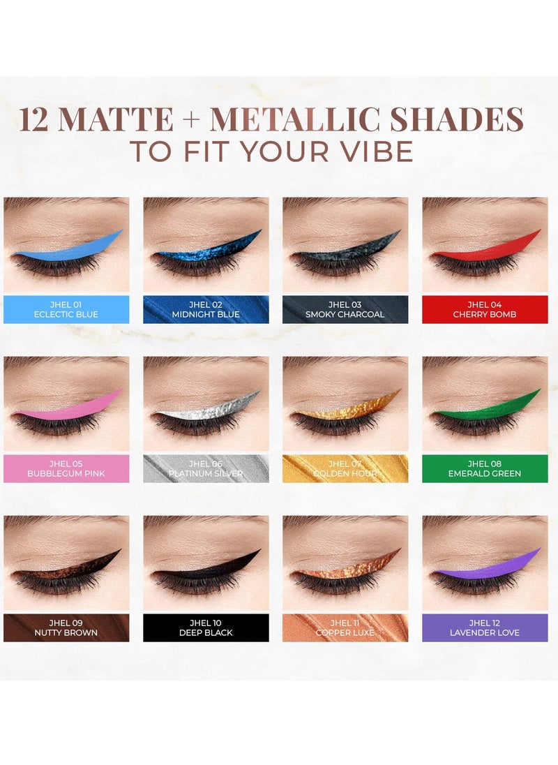 Just Herbs Just Herbs Eyeliner Waterproof and Smudge Proof Long Lasting Eyeliners 2.5g  - Image 3