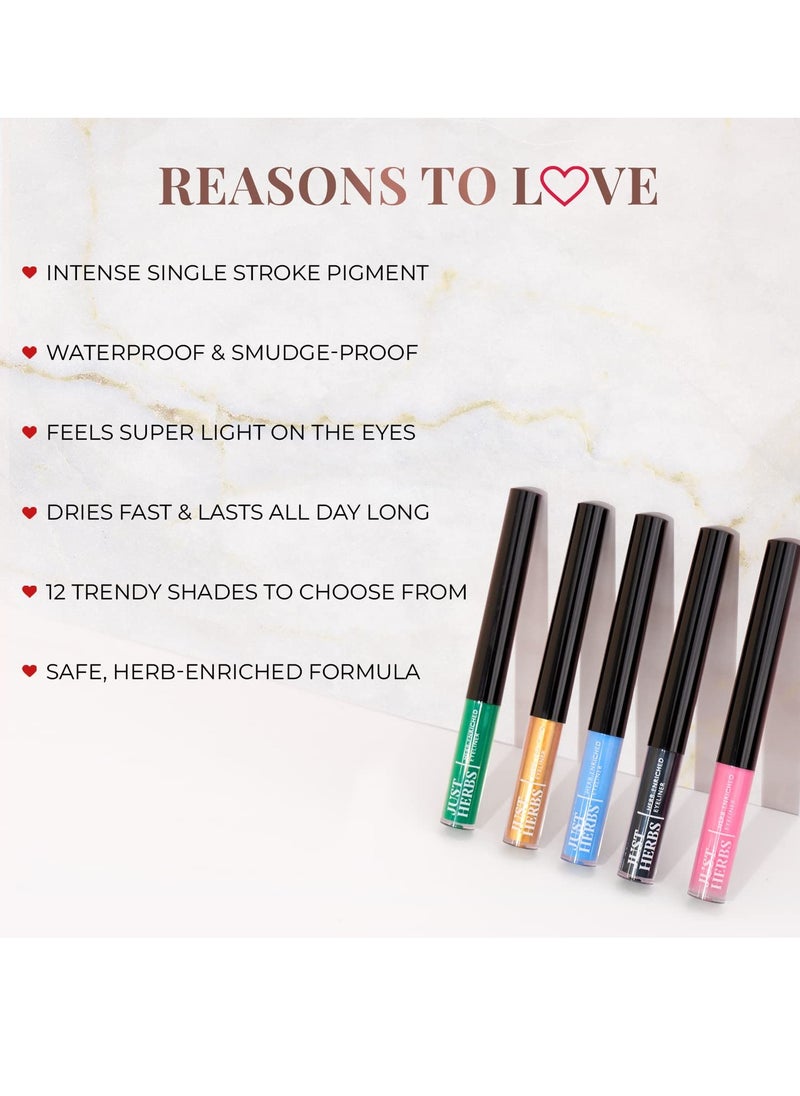 Just Herbs Just Herbs Eyeliner Waterproof and Smudge Proof Long Lasting Eyeliners 2.5g  - Image 5