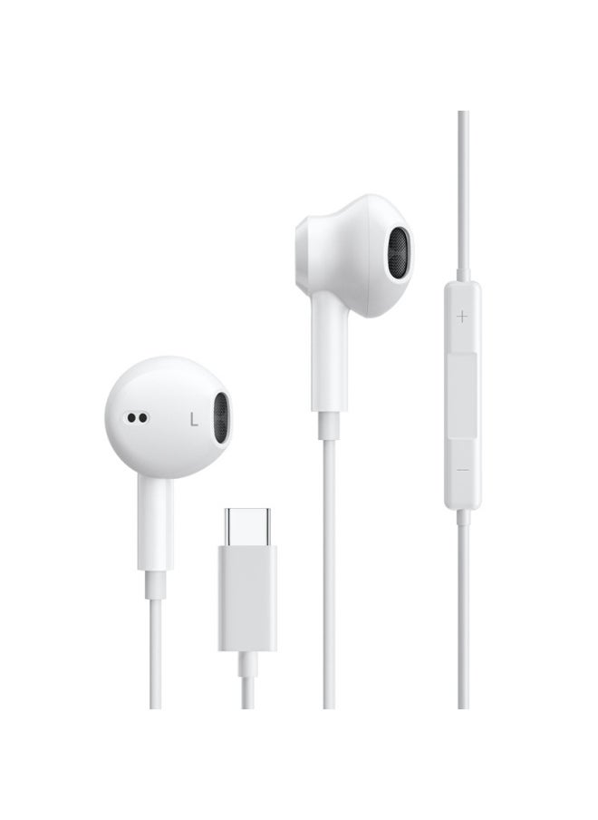 For IPhone 6x 7 8 11 12 Android Huawei Typec Wired Wire Control Headset Apple Flat Head-Color:P55(TYPEC Interface)