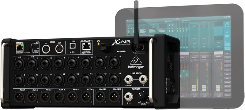 Behringer XR18 18-Channel Digital Mixer with Midas Preamps and Integrated Wi-Fi - Image 1