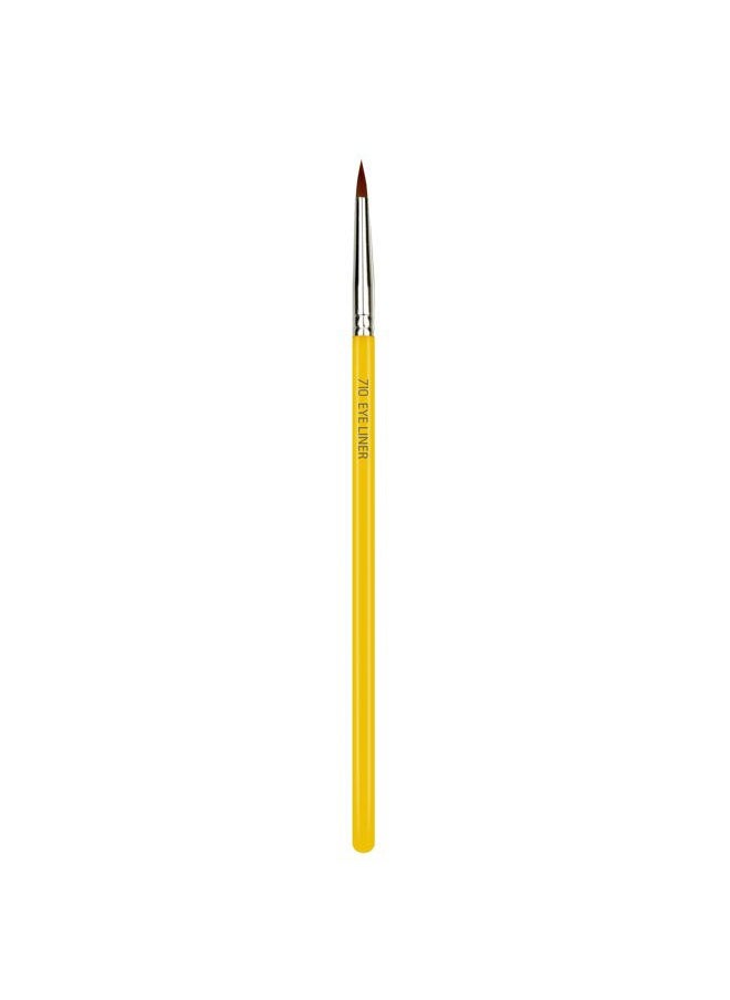 Bdellium Tools - Bdellium Tools Professional Makeup Brush - Studio Series 710 Eye Liner - With Soft Synthetic Fibers, For Lining the Eyes (Yellow, 1pc) - Image 1