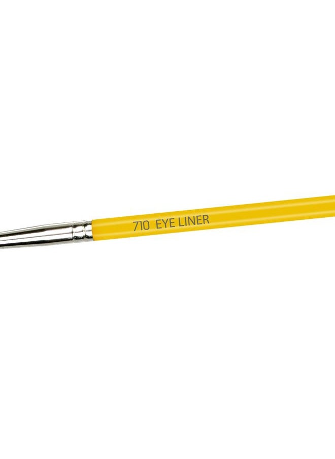 Bdellium Tools - Bdellium Tools Professional Makeup Brush - Studio Series 710 Eye Liner - With Soft Synthetic Fibers, For Lining the Eyes (Yellow, 1pc) - Image 1