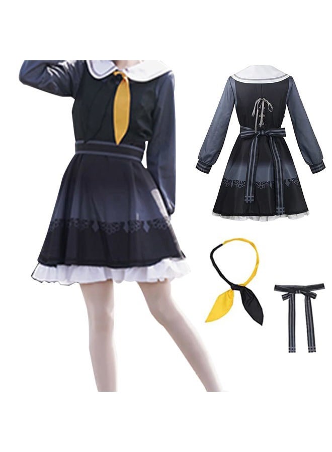 Lmetsky Mizuki Akiyama Cosplay Costume Outift Shinonome Cosplay Dress Uniform School Halloween Women(XL,Shinonome) - Image 1