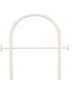 Y&D White Clothing Rack with Marble Base, Modern Gold Coat Racks Freestanding with 2 Hooks, Heavy Duty Clothes Rack, Coat Rack Stand for Entryway, Bedroom, Living Room, Boutiques  - Image 5