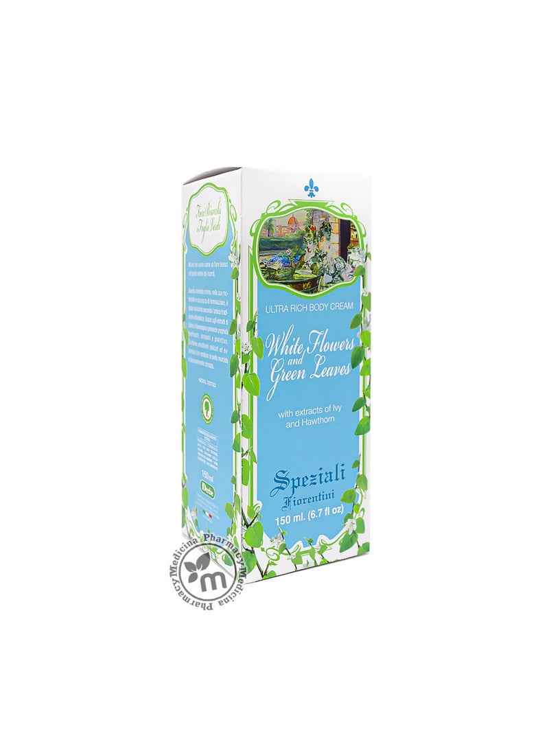 Ultra-Rich Body Cream White Flower & Green Leaves 150Ml