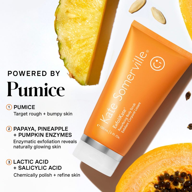 Kate Somerville ExfoliKate Resurfacing Body Scrub â€“ Triple Action Exfoliating Body Polish, Removes Dead Skin, Improves Tone & Texture, 5 Fl Oz - Image 2