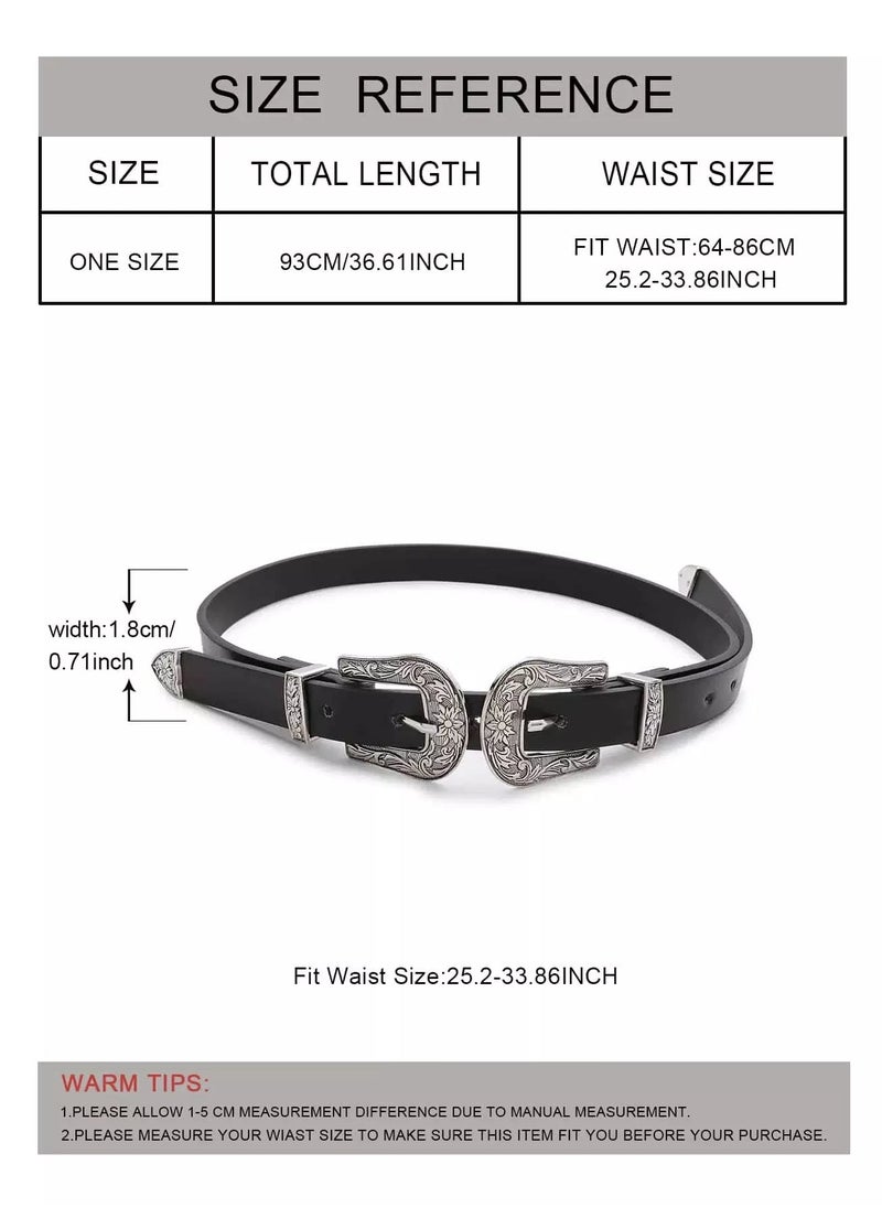 Generic Double Buckle Western Belt  - Image 2