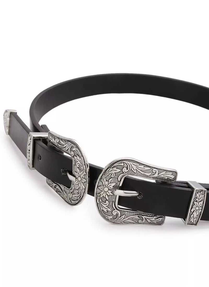Generic Double Buckle Western Belt  - Image 3