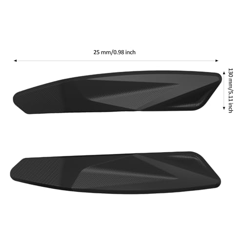XIDAODIT For CFMOTO 675SS 675SR 675SR-R 675 SR Motorcycle Aerodynamic Spoiler Left and Right Slider Anti-Fall Decorative Cover(Black) - Image 5