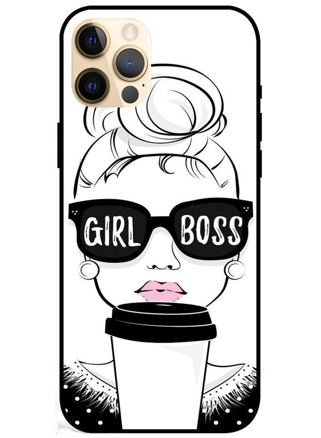 EYE CATCH iPhone 12 Pro Max 6.7" Protective Case Cover Smart Series for iPhone 12 Pro Max Girl Boss - Image 1