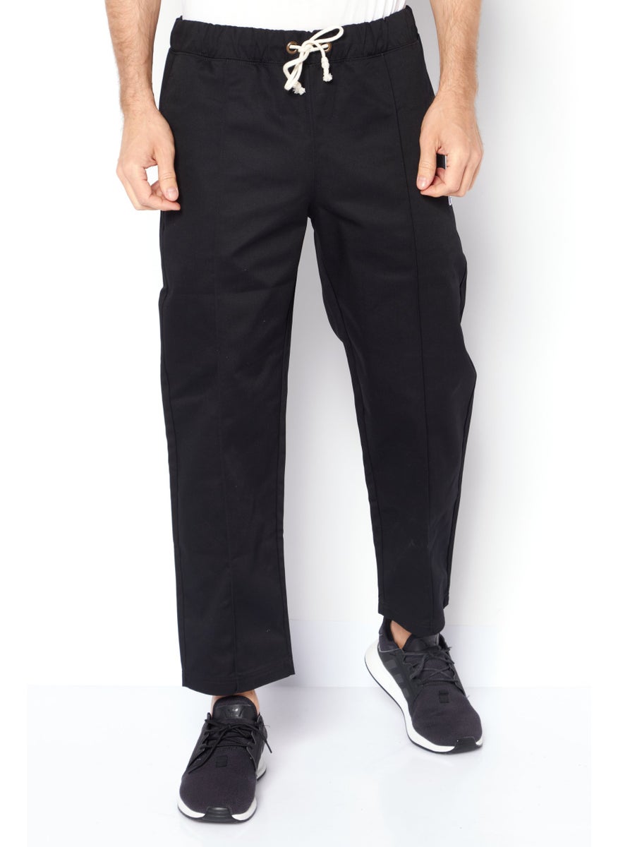 Champion Men Sportswear Fit Plain Track Pants, Black  - Image 1