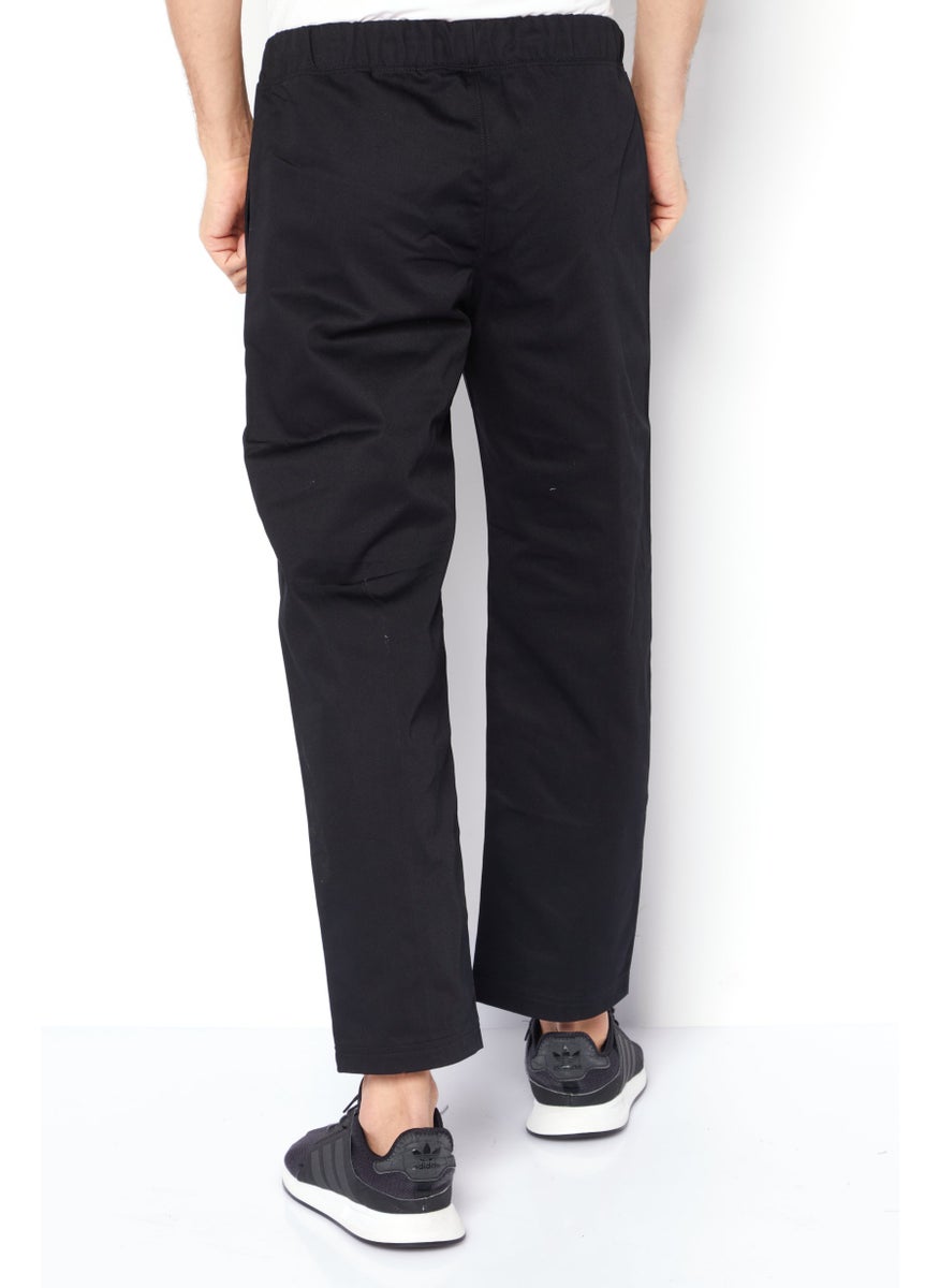 Champion Men Sportswear Fit Plain Track Pants, Black  - Image 4