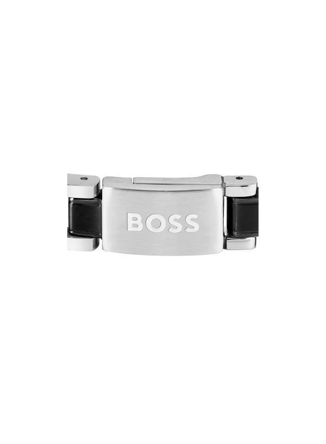 BOSS  Metal Links Essentials Collection Link Bracelet For Men In Two-Tone Stainless Steel - 1580665 for Men | Best Price UAE