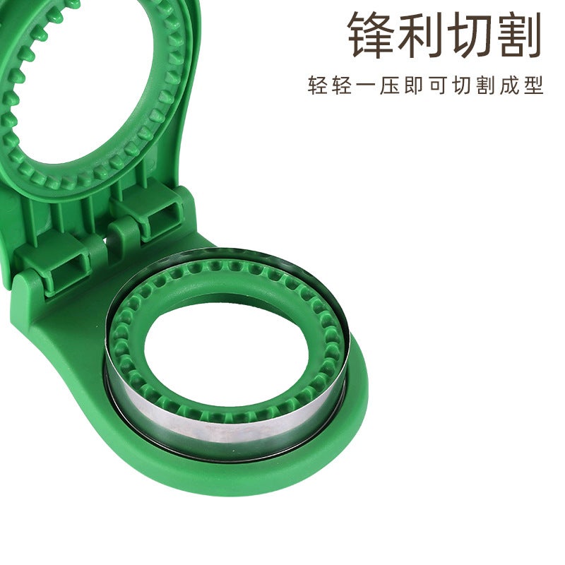 Round Sandwich Cutting Mold Hand Guard Stainless Steel Baking Tool Cake Biscuit Toast Sandwich Flap Pocket Pants Bread Mold - Image 5