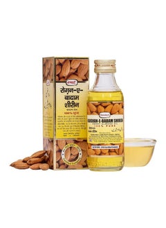 Hamdard Raughan-E-Badam Shireen Sweet Cold Pressed 100% Pure And Natural Almond Oil -(100 Ml)-Pack Of 3  - Image 2